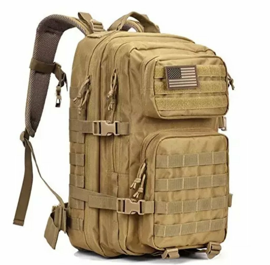 Tactical Molle Backpack 45L with Bulletproof Panel Insert - NIJ LEVEL IIIa