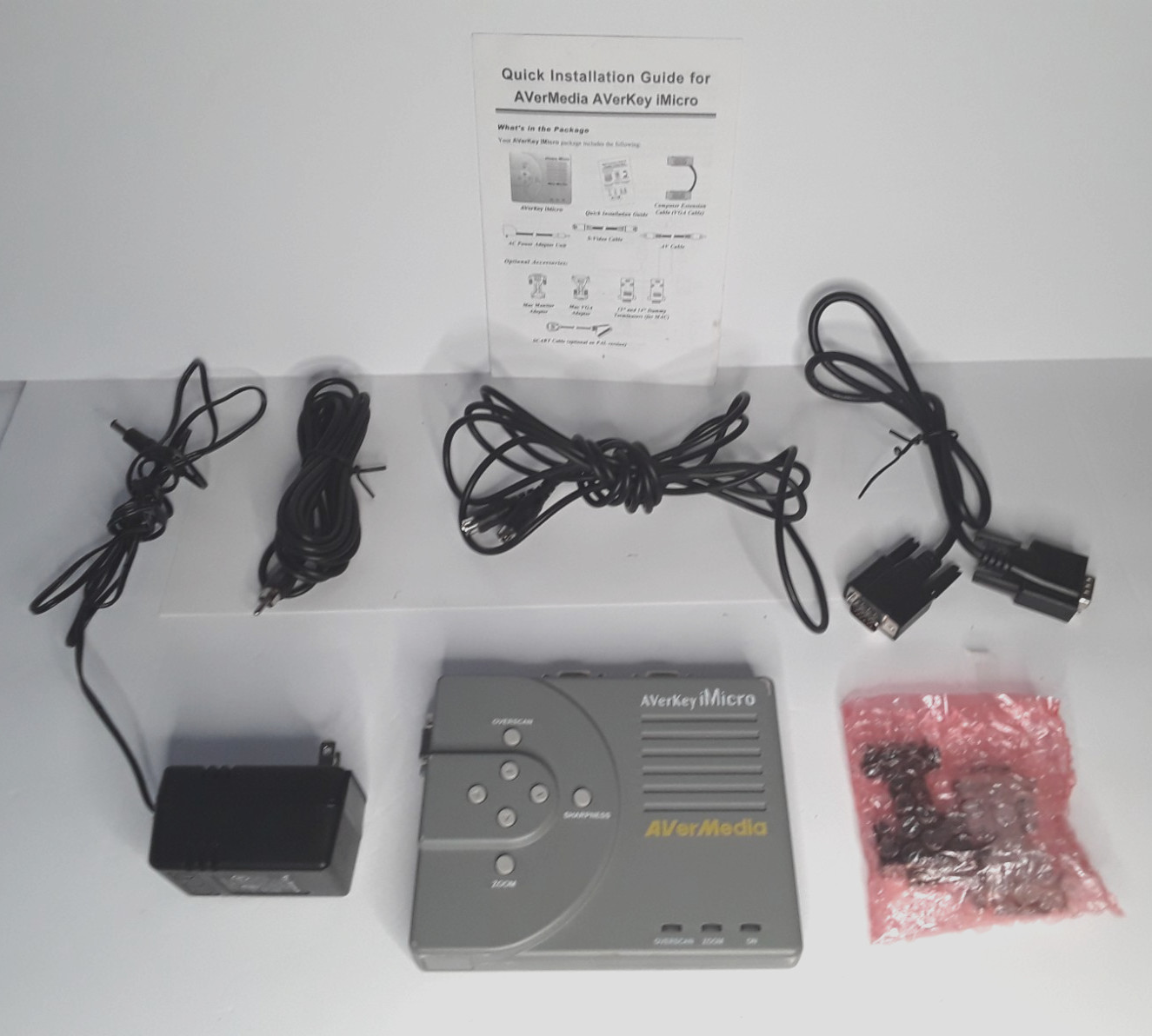 AVERMEDIA AVerKey iMicro PC IBM VGA Monitor TV Display