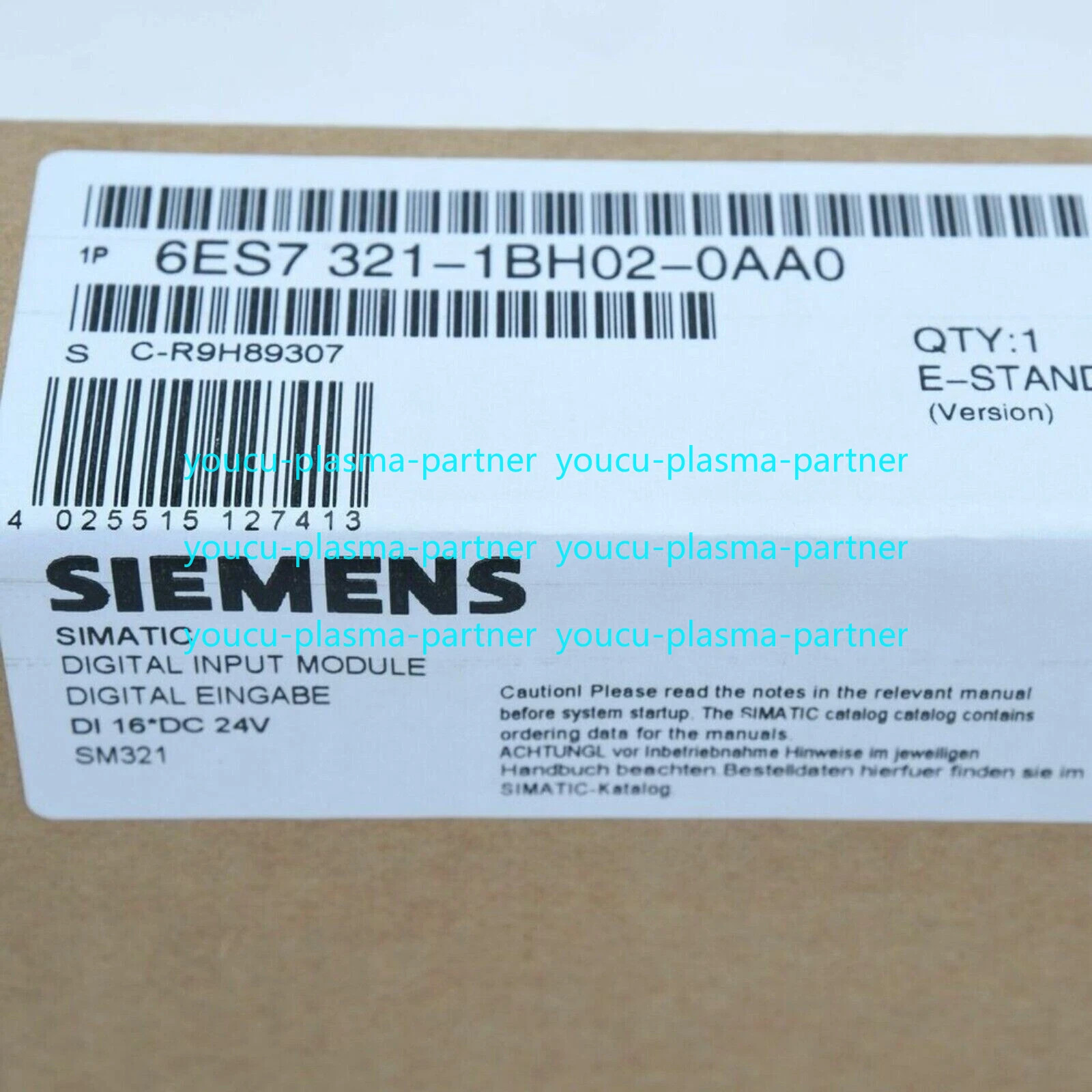 New Siemens 6ES7 321-1BH02-0AA0 6ES7 321-1BH02-0AA0 S7-300, Digital input SM 321
