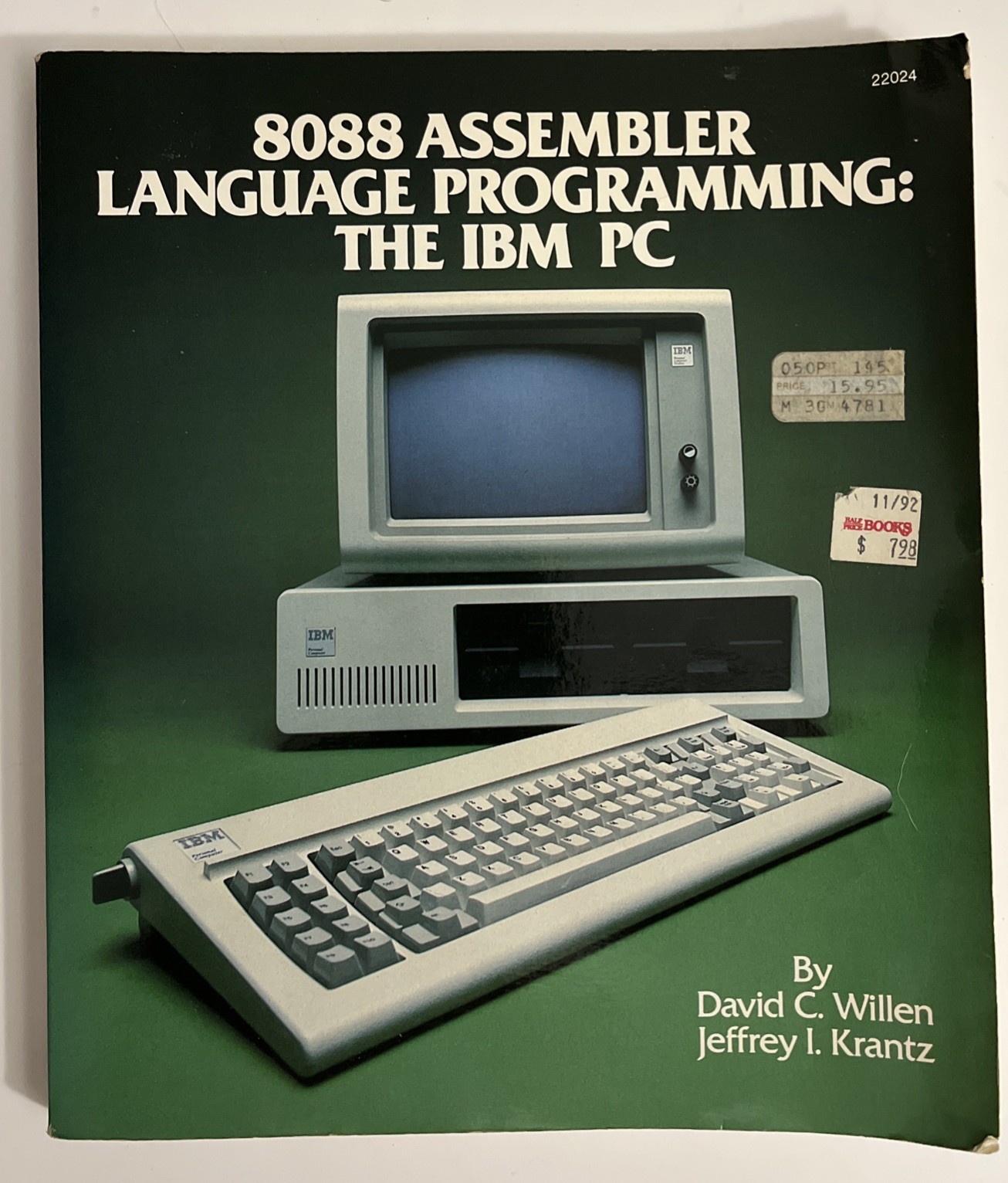 8088 Assembler Language Programming: The IBM PC - First Ed. First Print 1983 Vtg
