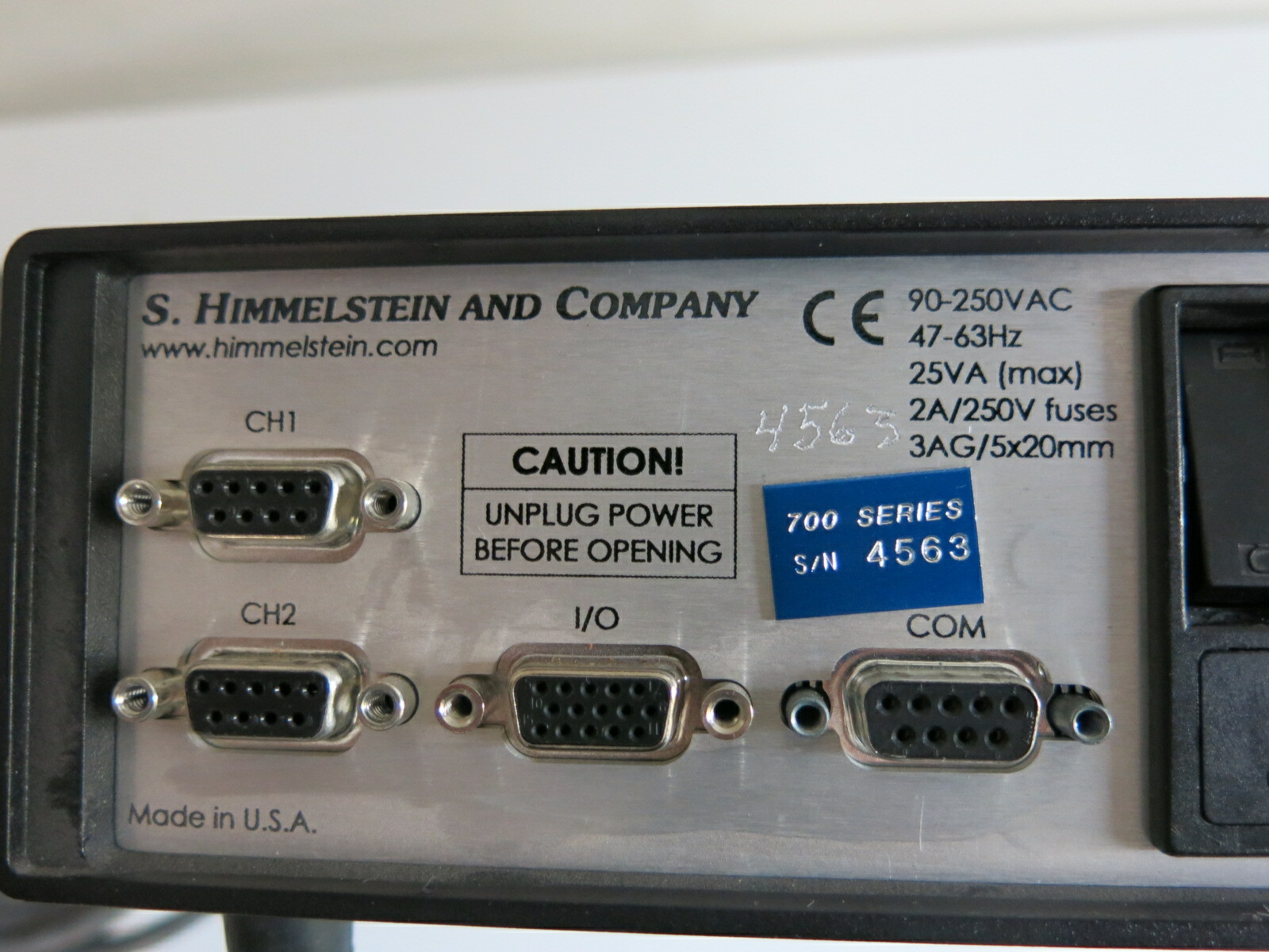 S. HIMMELSTEIN 700 CONDITIONER