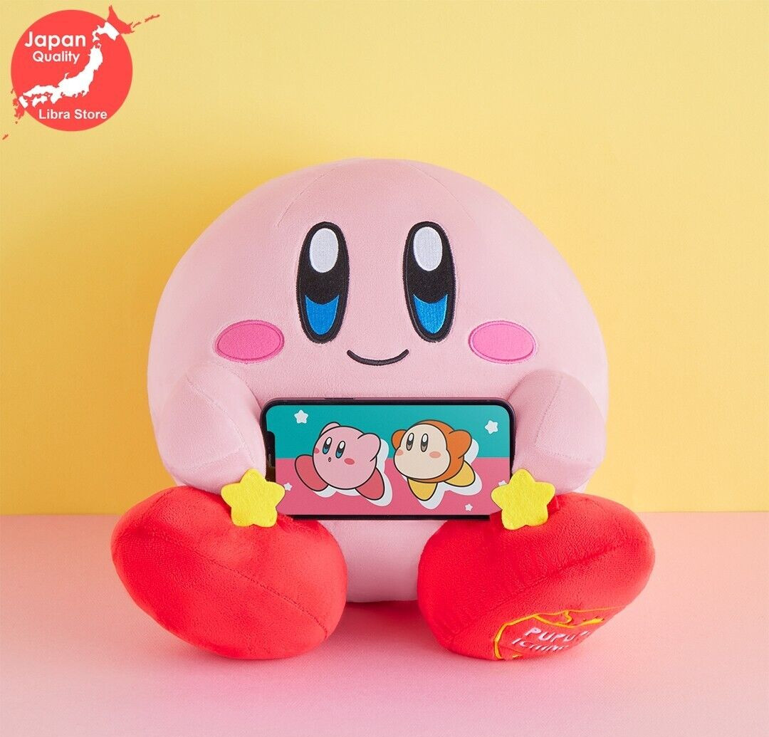 RARE Kirby of the Stars PUPUPU'S Day Kuji 2024 Plush Smartphone Stand from JAPAN