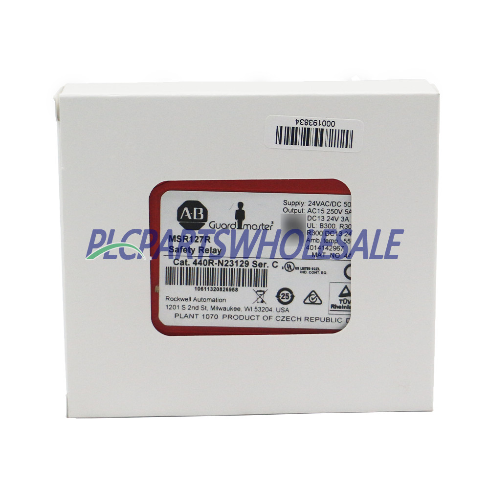 New Allen-Bradley 440R-N23129 Fixed Safety Relays ,Monitored Manual Reset