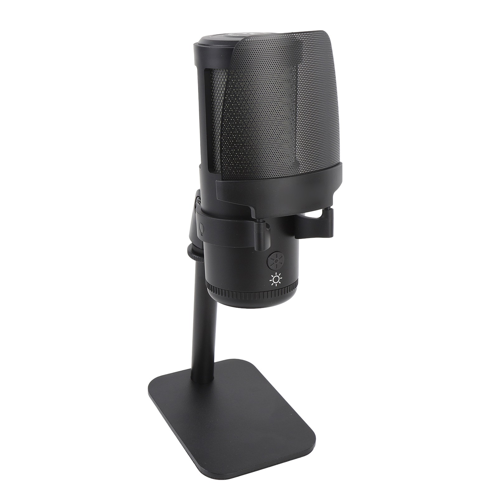 USB Microphone Type C Wired Plug And Play Computer Condenser Mic For Gaming Live