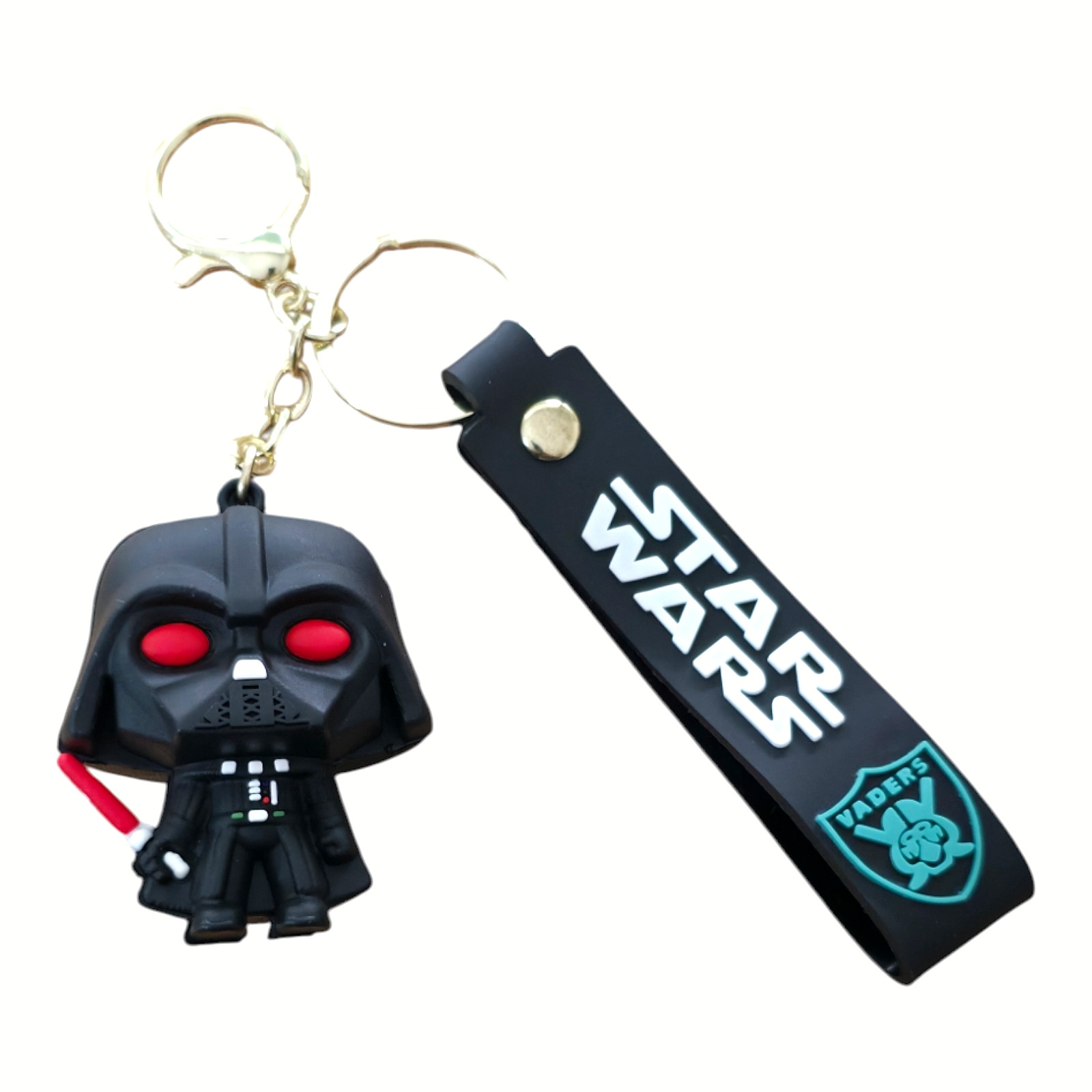 Star Wars Darth Vader Keychain Black Strap Bag Zipper Brand New Free Shipping