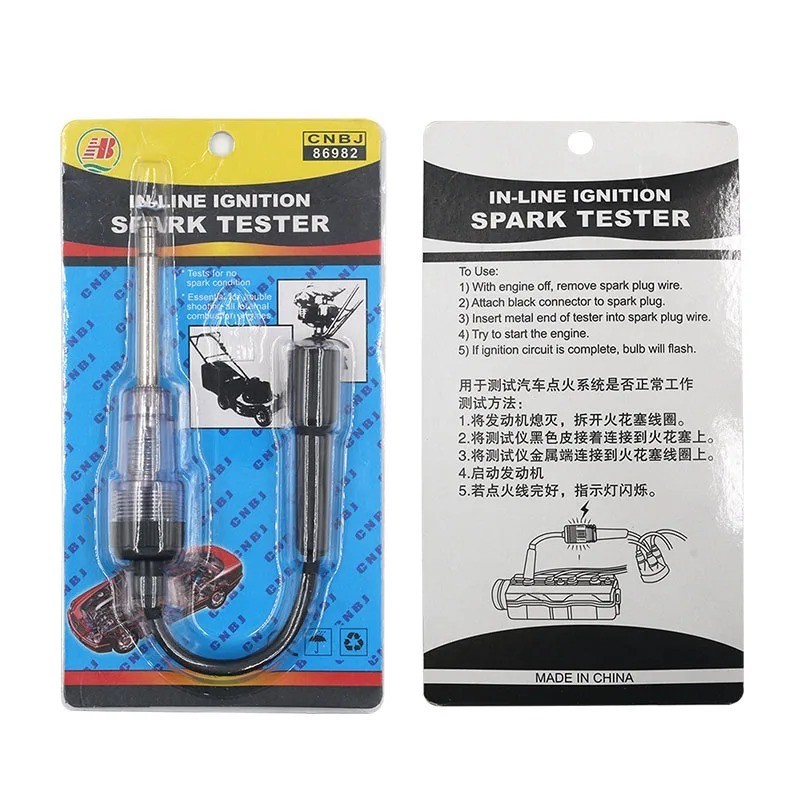 Spark Plug Tester Ignition System Coil Engine In Line Auto Diagnostic Test Tools