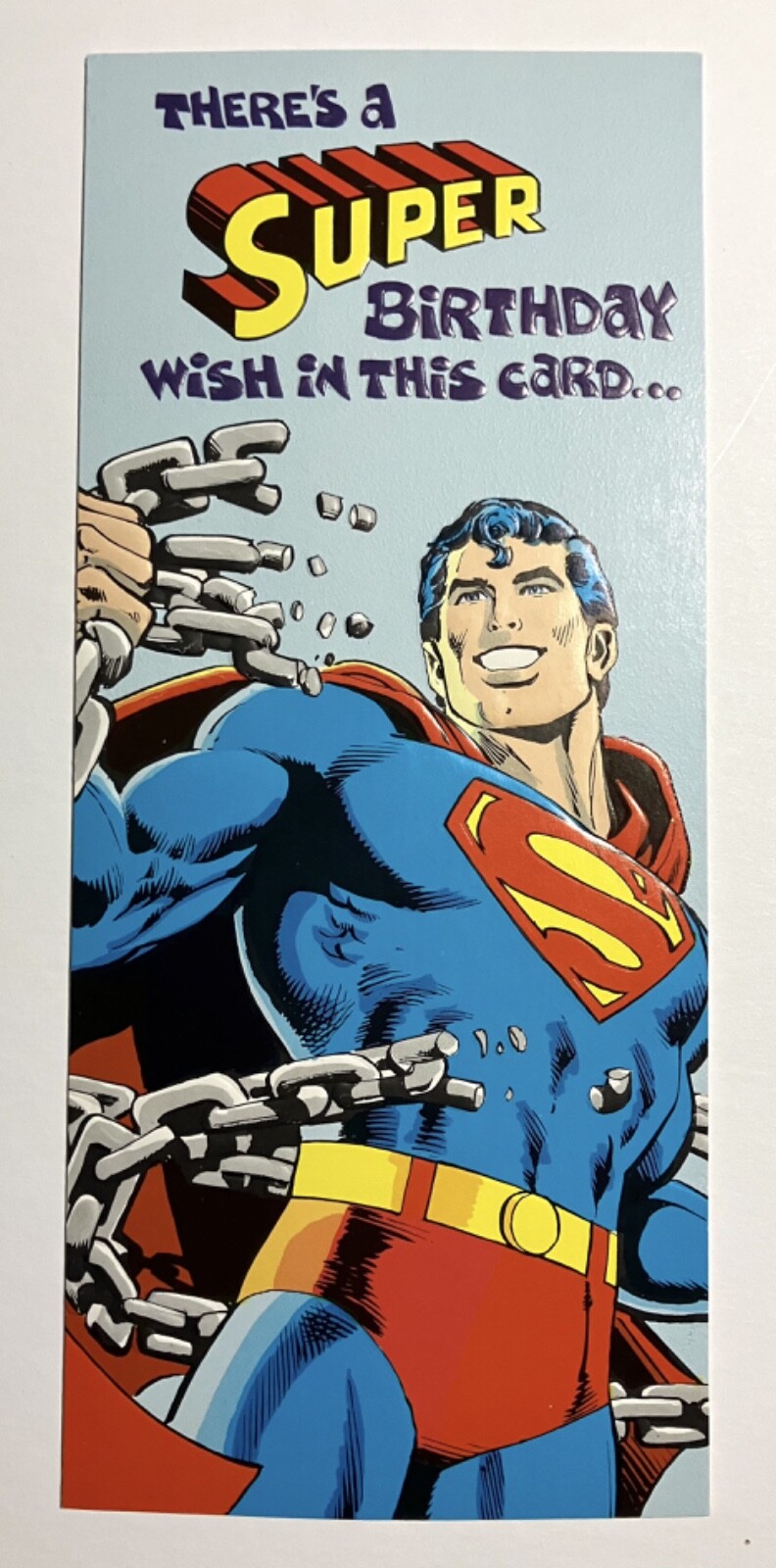 SUPERMAN 1978 "Super" Greeting Card #5 by Mark I NEAL ADAMS
