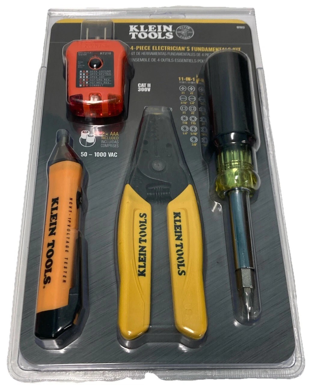 NEW-Klein Tools 92923 Electricians 4-Piece Fundamentals Kit #9236