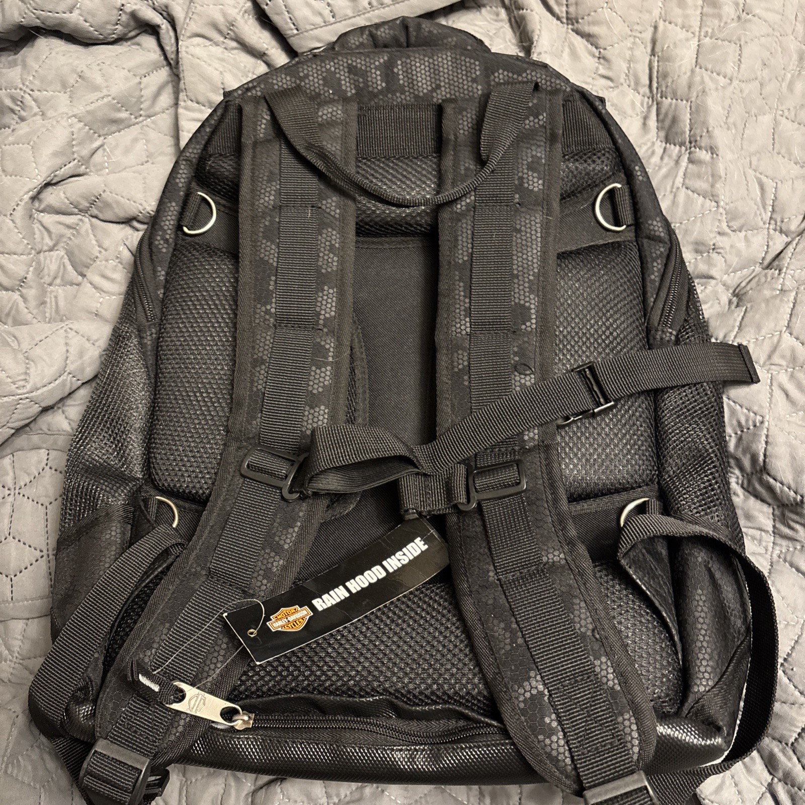 HARLEY-DAVIDSON Camo Backpack - Black - FREE SHIP