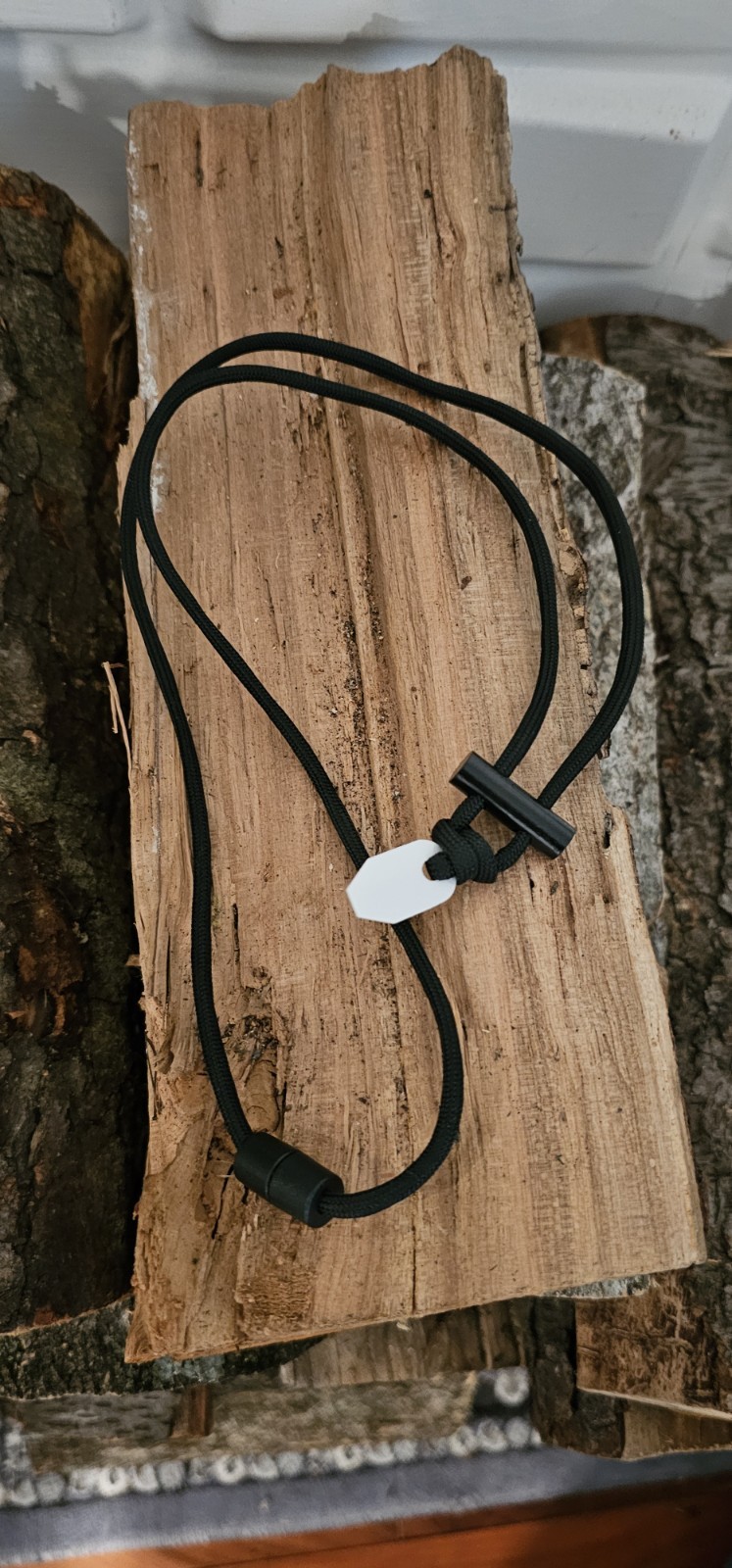 Firesteel Necklace, Fire Starter Ferro Rod Necklace.
