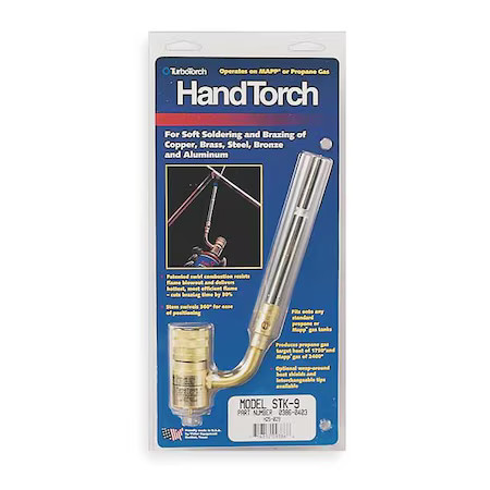 Turbotorch 0386-0403 Hand Torch, 360 Deg, Swirl Flame