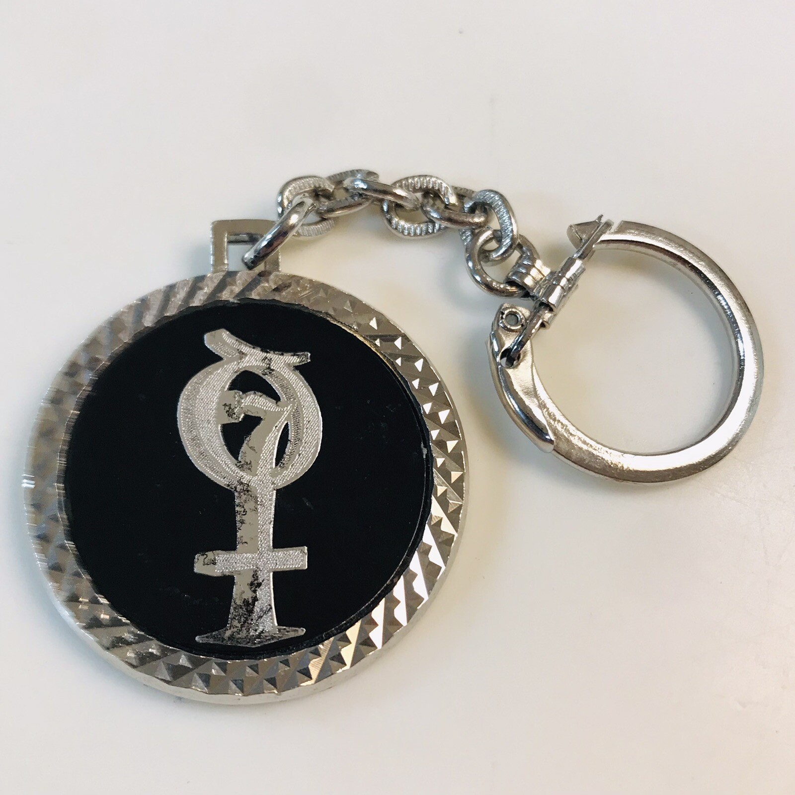 Vintage Project Mercury Human Space Exploration Rocket Astronaut Keychain NASA
