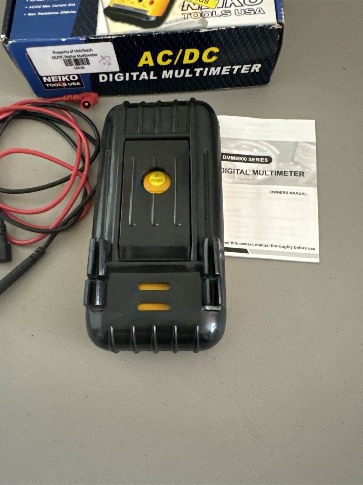 Neiko AC/DC Digital Multi Meter Multimeter Tester New Automotive Repair Testing