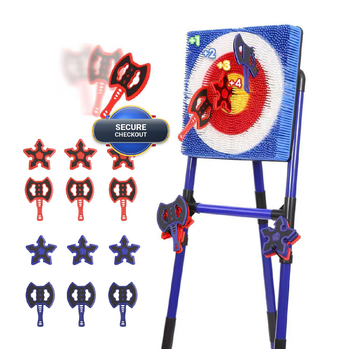 Steadyjoy Axe Throwing Game For Backyard Safe Plastic Axe Throwing Set For 6 6