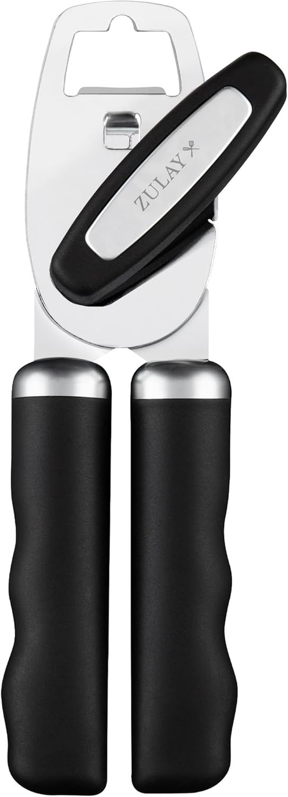 Heavy Duty Stainless Steel Can Opener Manual with Bottle Opener - Rust Proof Man