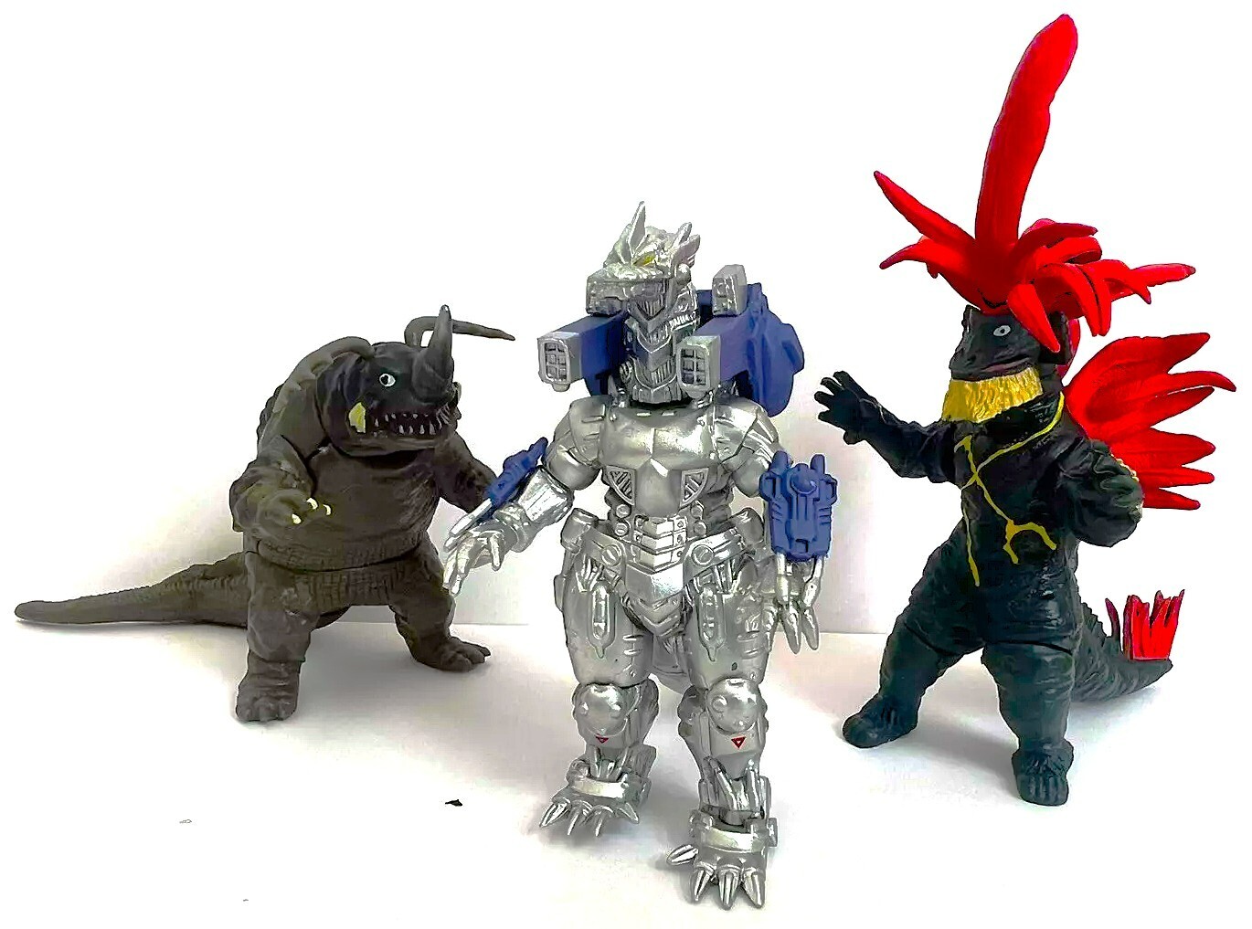 GODZILLA figure set MECHAGODZILLA monster lot MECHA mekka mecca Ultraman kong