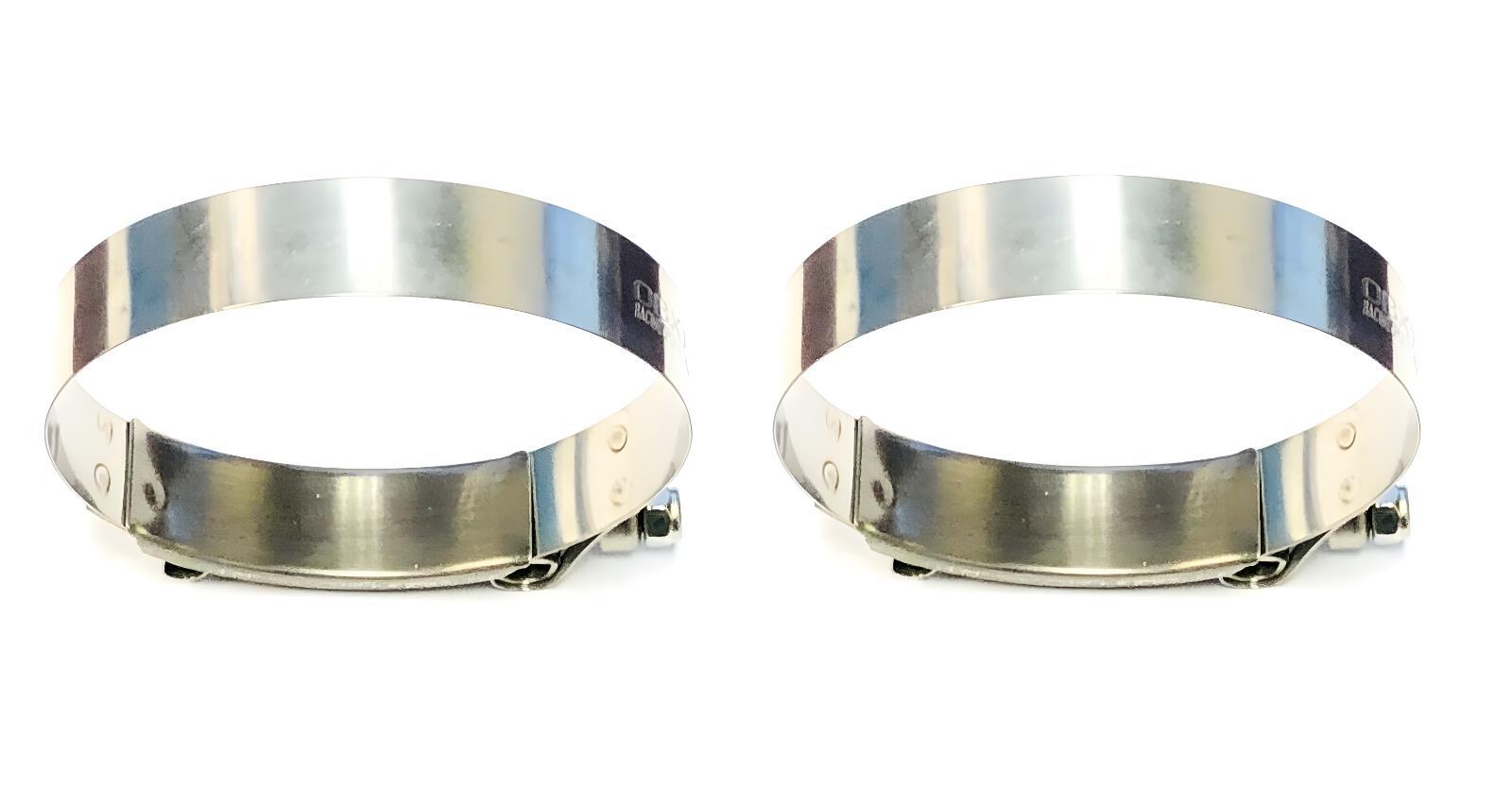 Adjustable Stainless Steel T-Bolt Clamps 87mm 3.5" To 3.81" by OBX-R 2PCS