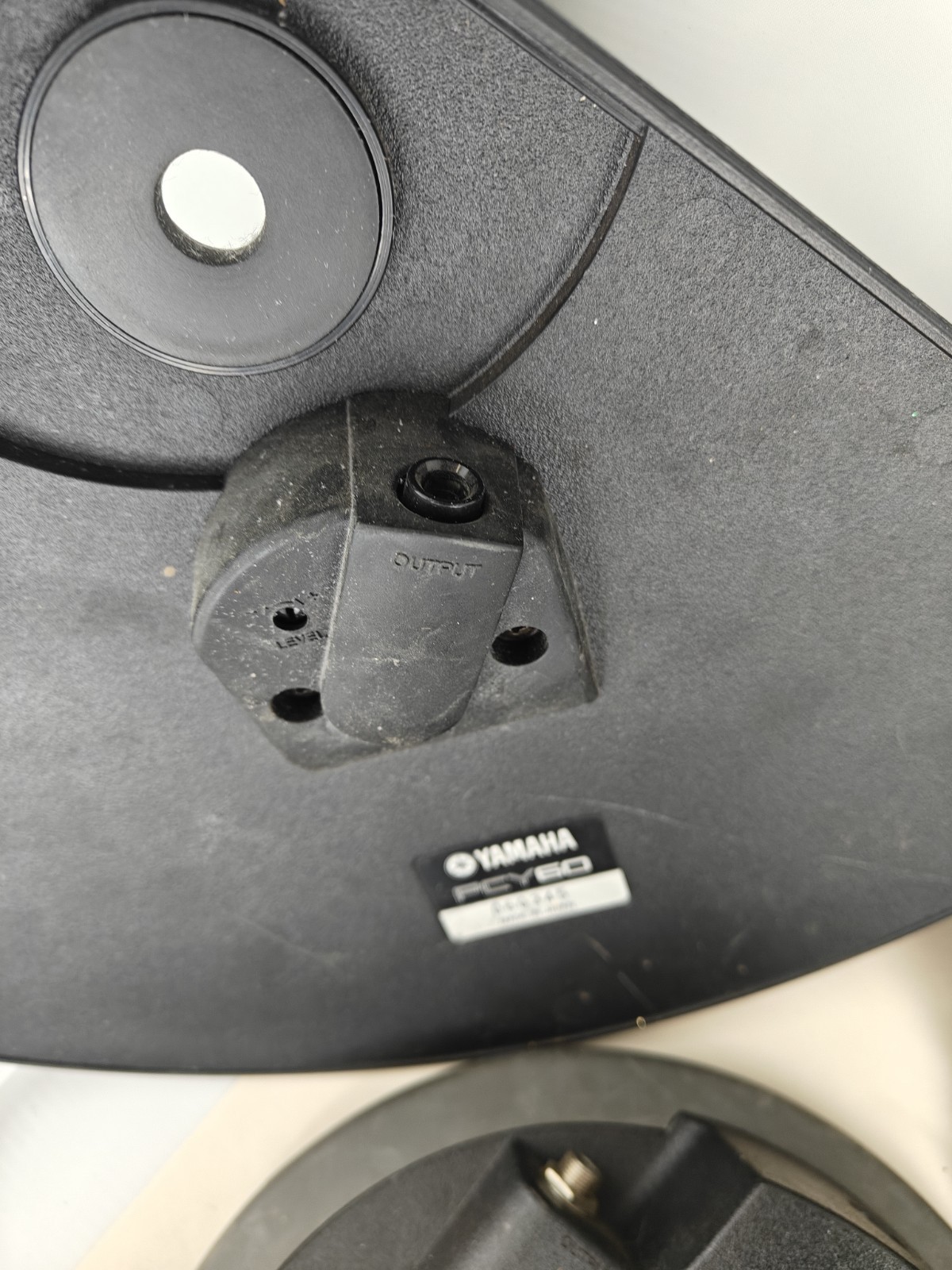 Two Yamaha PCY60 Electronic Drum Cymbal Triangle And One TP60 Trigger Pads