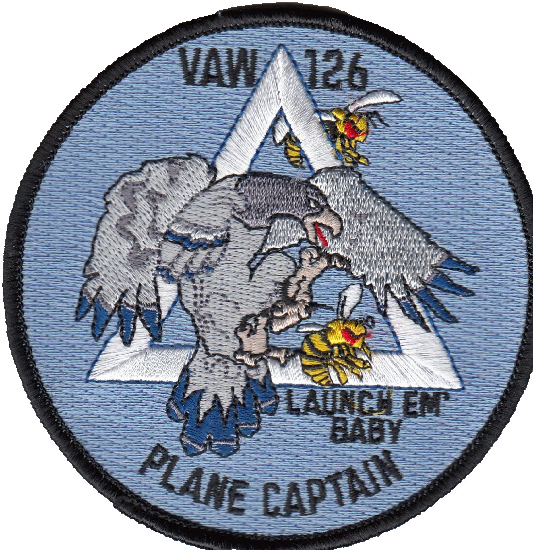 VAW-126 SEAHAKS PLANE CAPTAIN - LAUNCH EM' BABY PATCH [Item 126008]