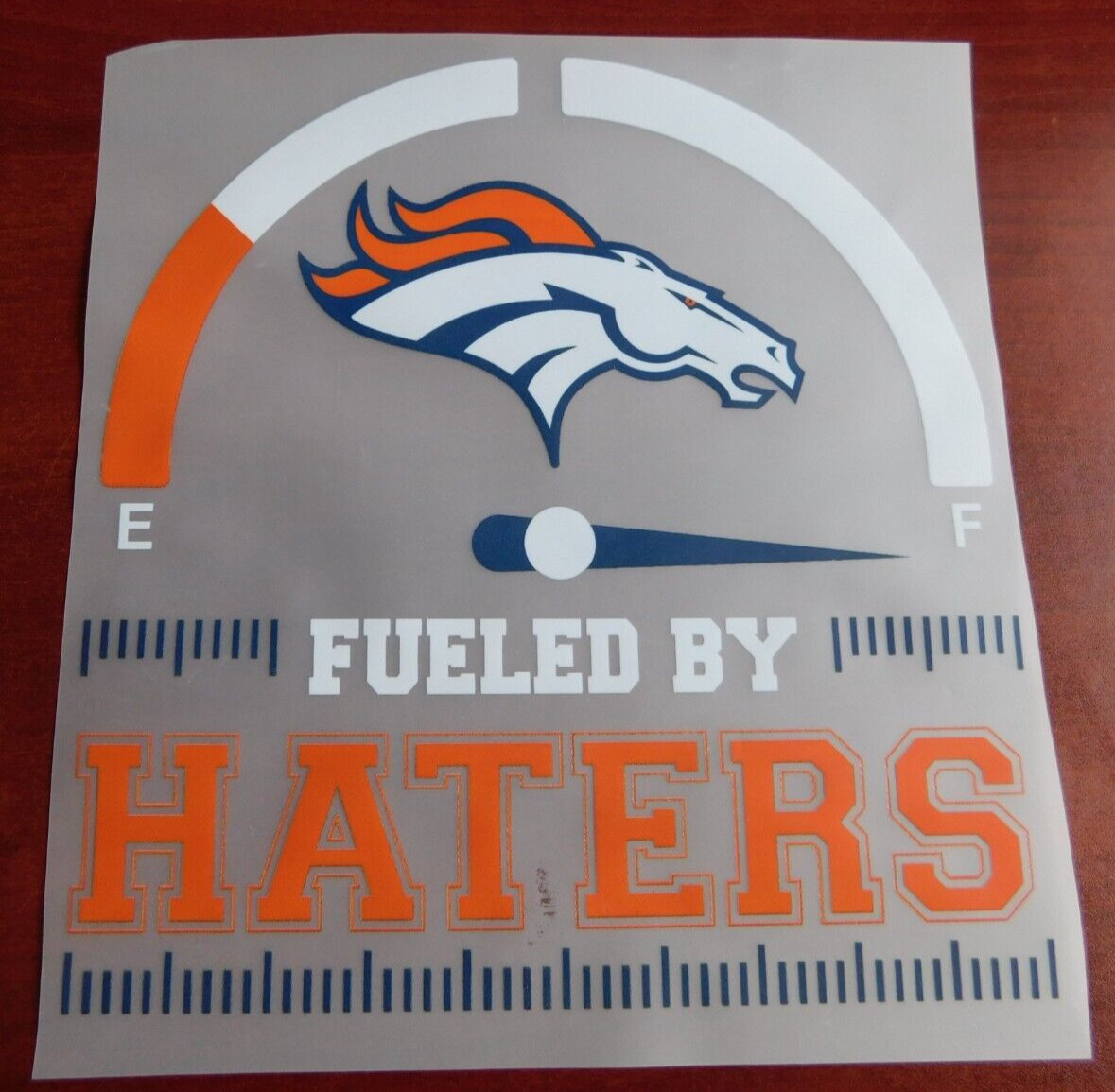 Denver Broncos 8" DTF Heat Transfer Iron On FREE Shipping      (B5)