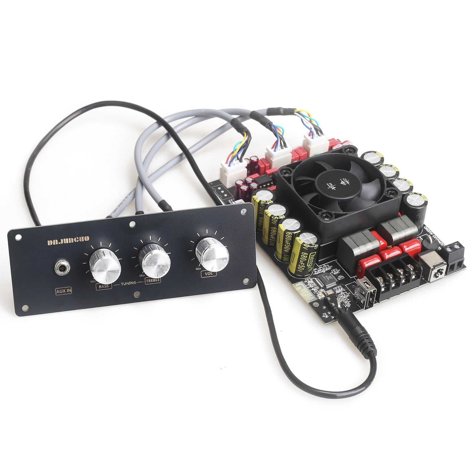 T220HS-W Power Amplifier Board 2.0 Channel 220W×2 with Treble and Bass 12V-36...