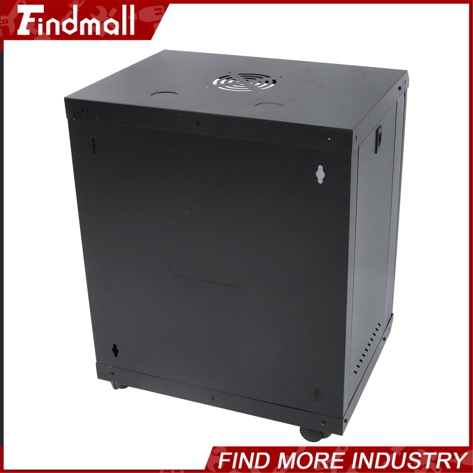 Findmall 12U Wall Mount Network Server Rack Cabinet Enclosure 15.5'' Deep