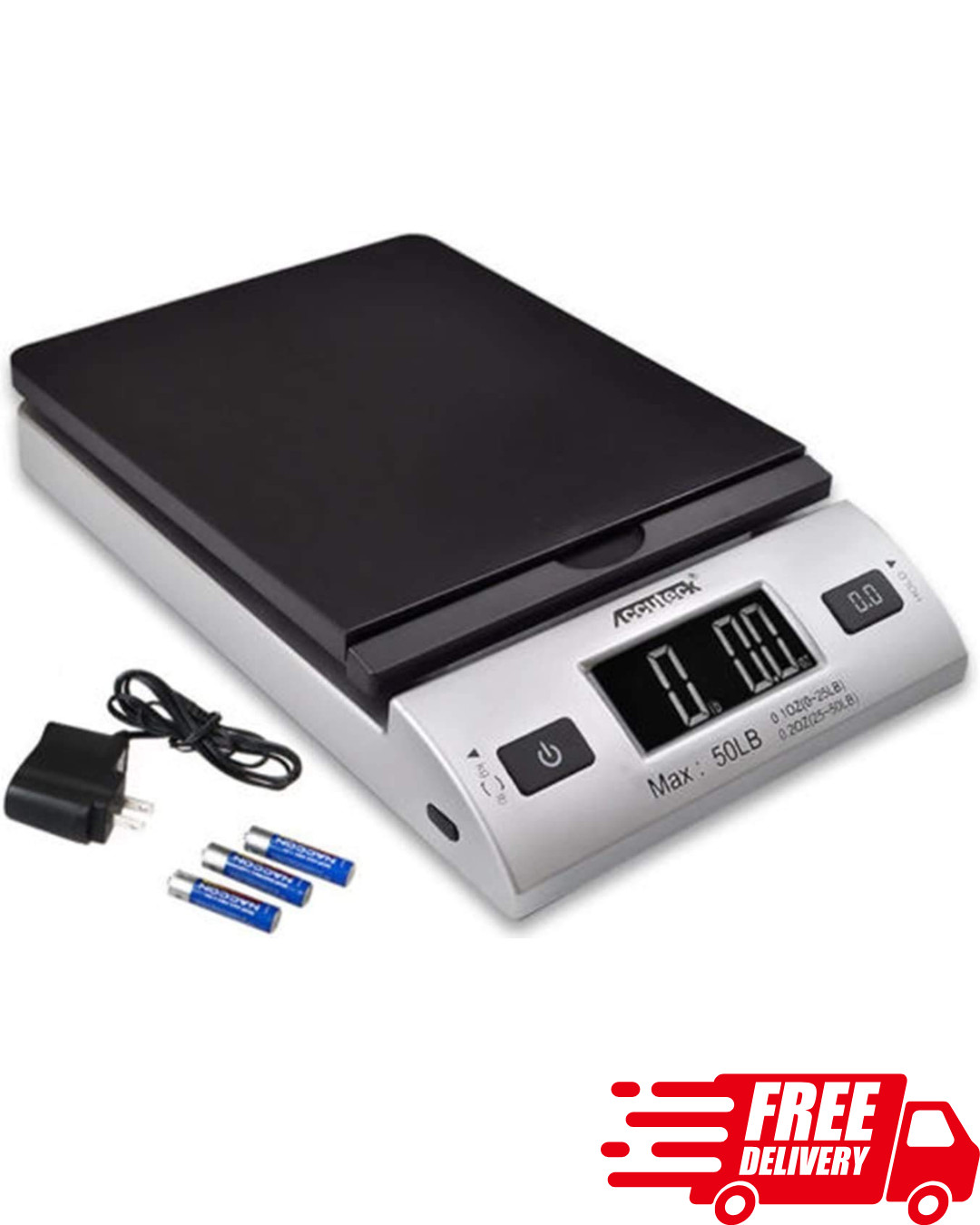 High Accuracy Digital Shipping Scale 0.1oz Precision Postal Scale 50lb Weights