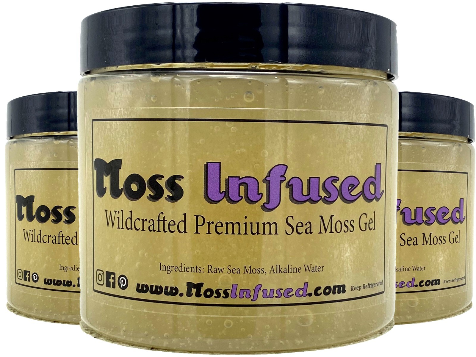 SEA MOSS GEL 16 oz. 100% ORGANIC WILDCRAFTED for SKIN & DIET Unflavored