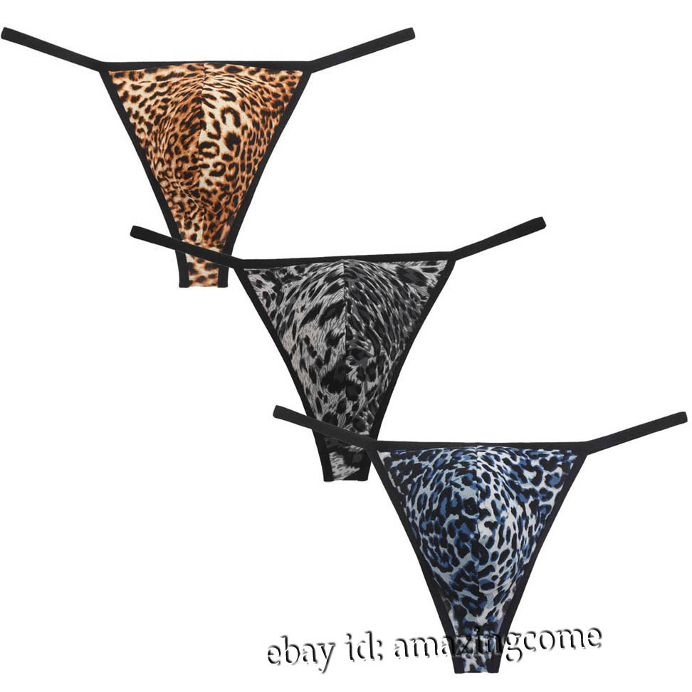 Sexy Men Kinny Bikini Underwear Male Skimpy Brazilian Swimwear Soft String Thong