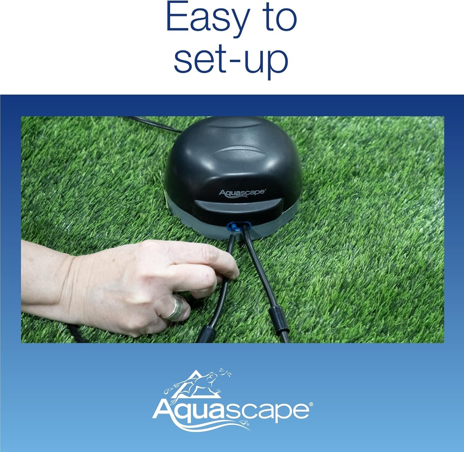 Durable Pond Aerator System: 2 Outlets, Easy Maintenance