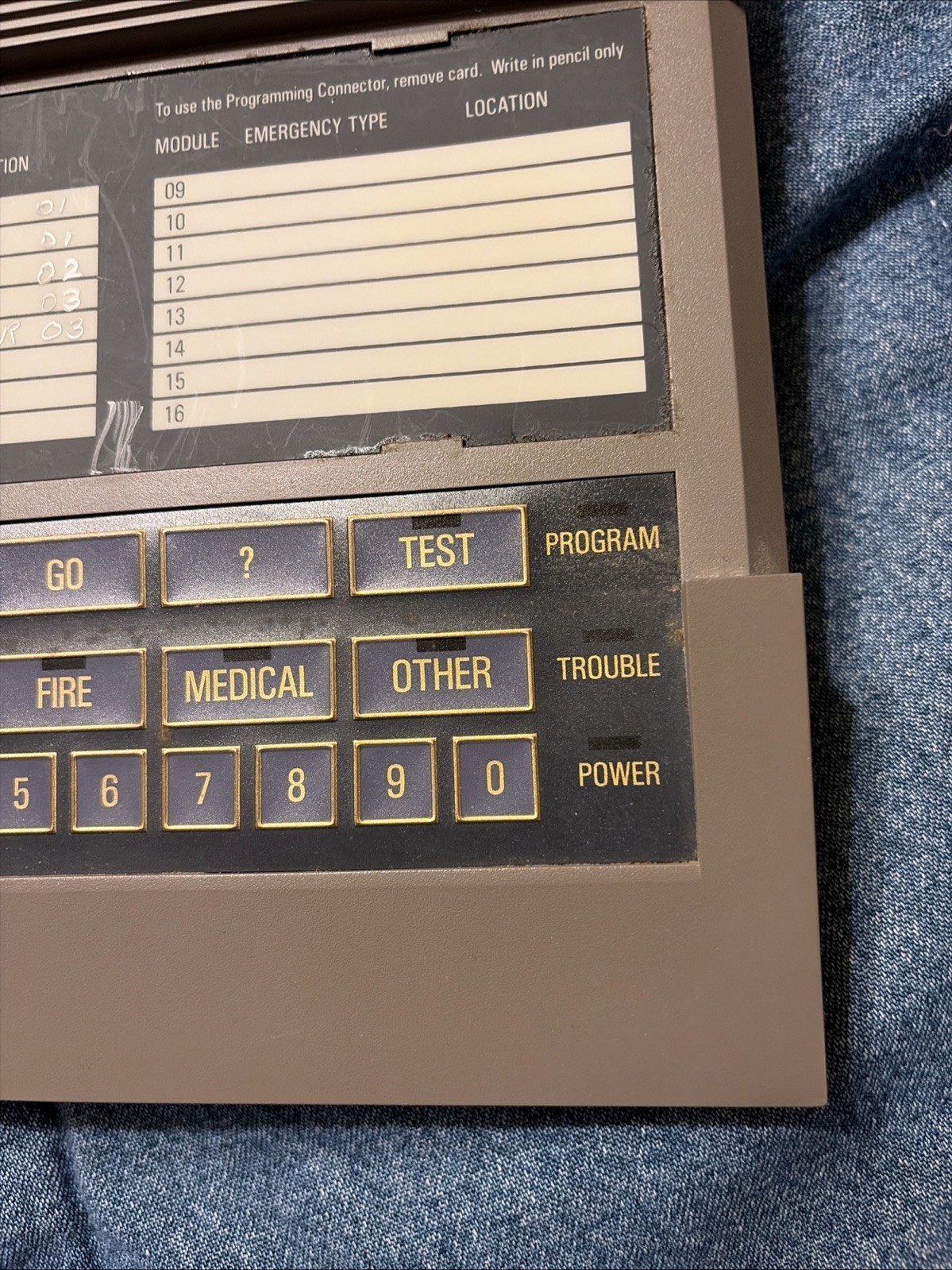Vintage DICON 9000 security system main unit only vg