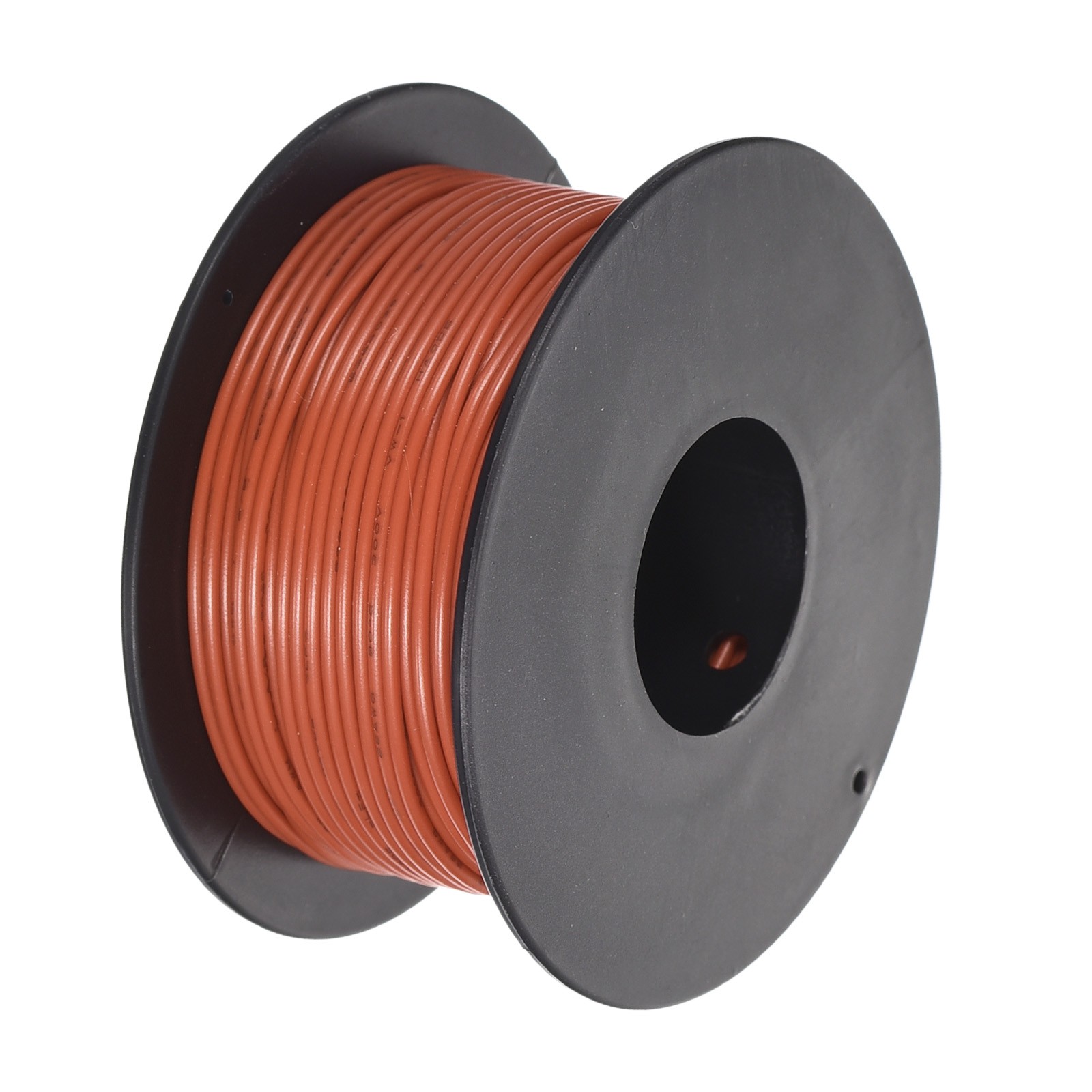 26AWG Stranded Wire PVC Hookup 30M/100ft Orange, Electrical Wire UL1007 Spool