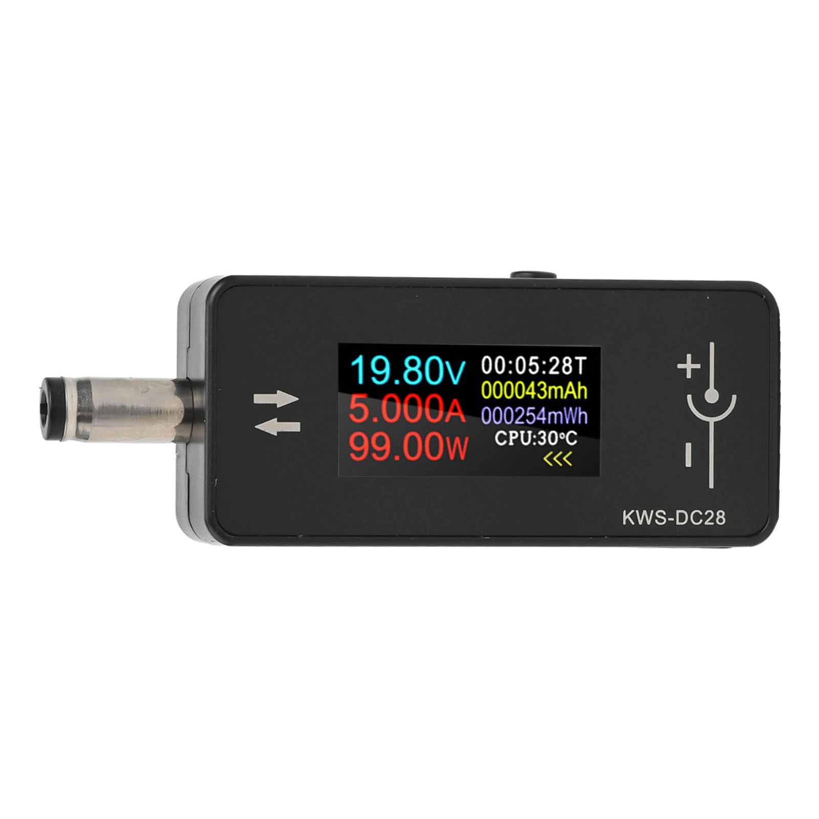 TFT Display DC5525 Interface Tester 240W for Accurate Voltage Current Detection