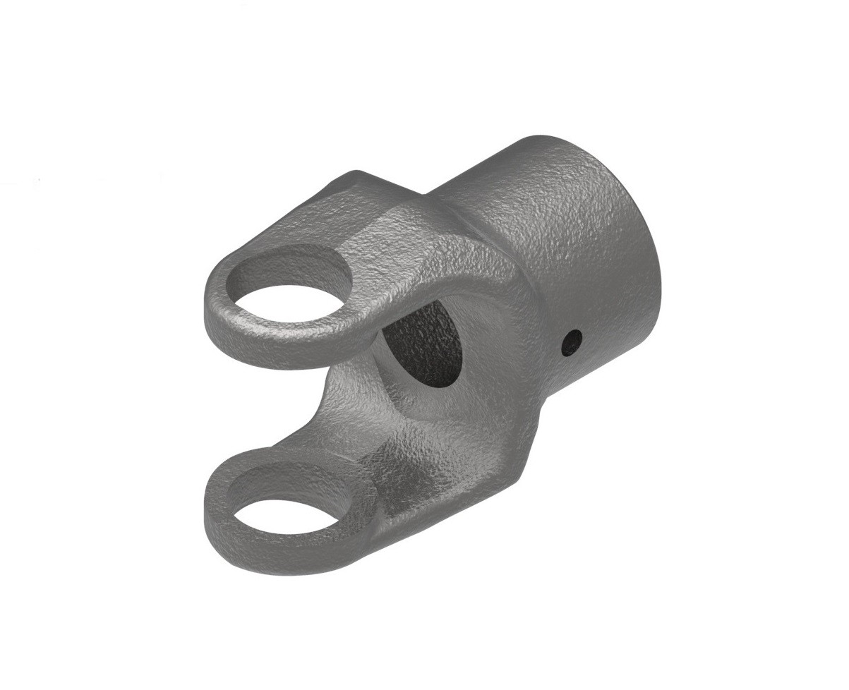 Weasler 1-3/8" Round Bore 1/4" & 1/2" Shear Pin Hole Implement Yoke 14N Series