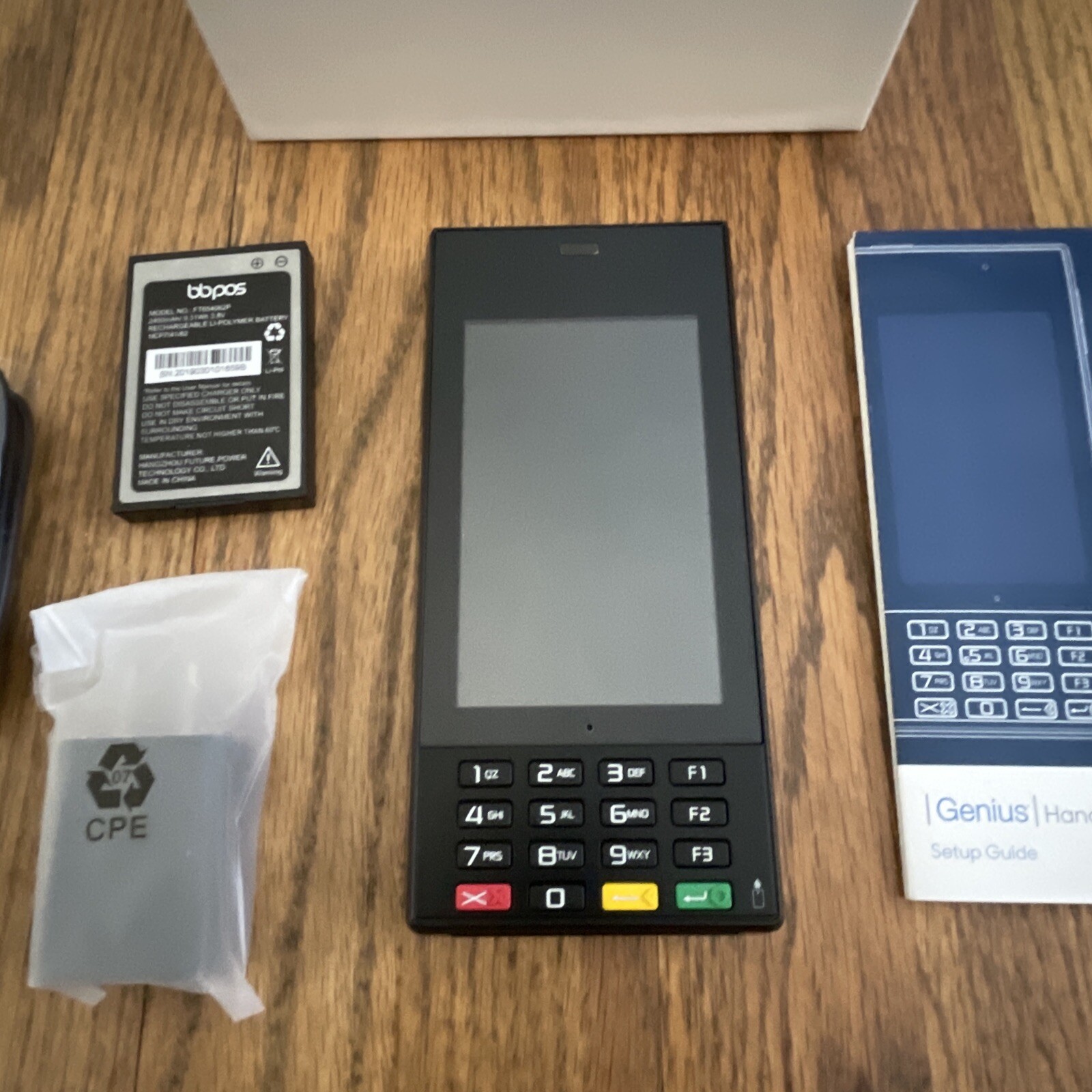 Genius Powered by BBPOS Wireless Hand Held Device Credit Card Reader POS