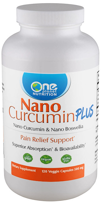 One Planet Nutrition Nano Curcumin Plus Capsules - 500 mg (60 Count)