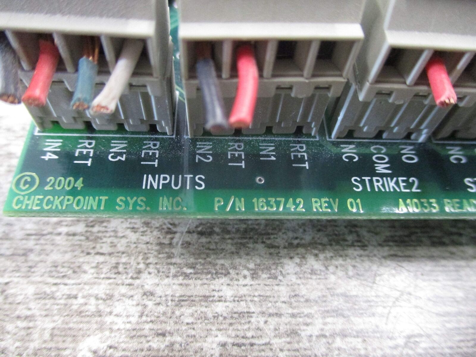 Checkpoint Systems A1033 Reader 163742 Rev. 01 Used
