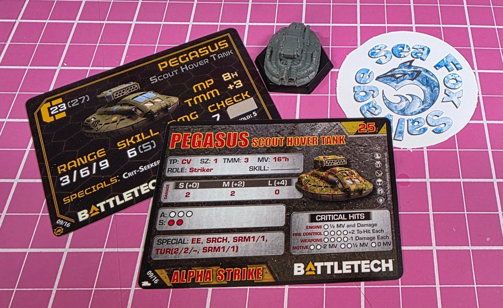 BattleTech - Pegasus Hover Tank - Battlefield Support Assault & Cavalry Lance