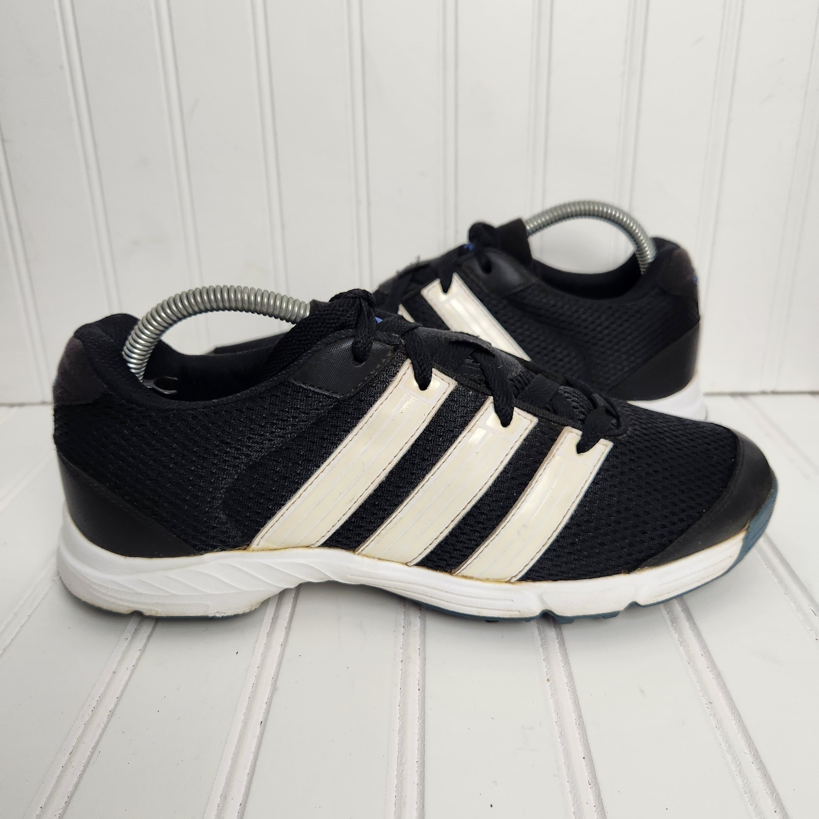 adidas Adiwear Traxion Men Size 8 Black/White Athletic Golf Sports Cleats 671637
