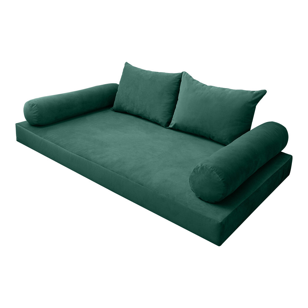 |SLIPCOVER ONLY| S.V4 Velvet  Daybed Mattress Pillow Knife Edge Twin-XL AD317