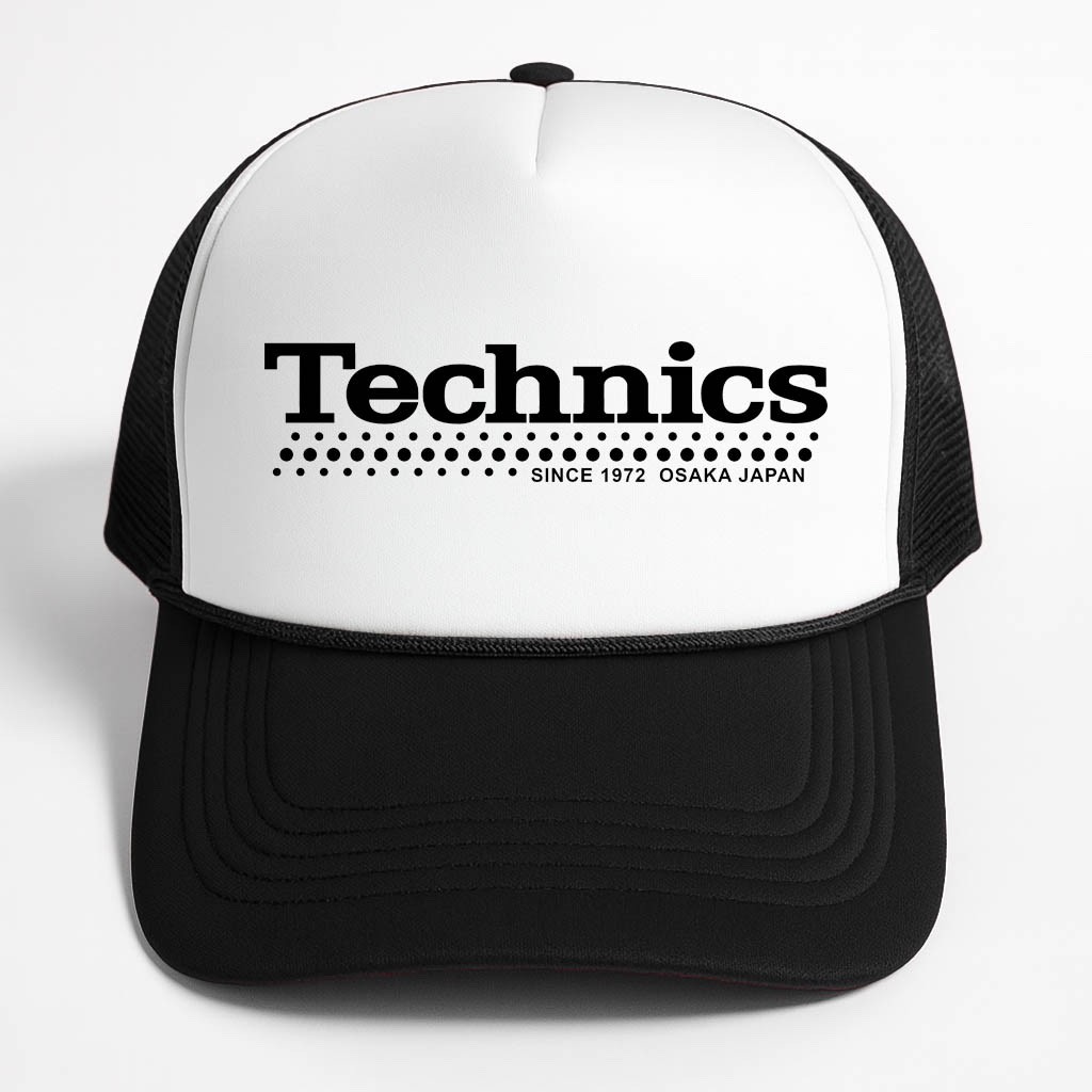 Technics Since 1972 Osaka  Trucker Hat – 1200 Turntables Dj Cap