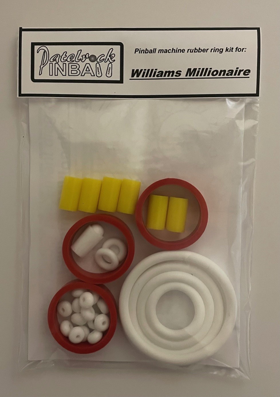 1987 Williams Millionaire Pinball Machine Rubber Ring Kit