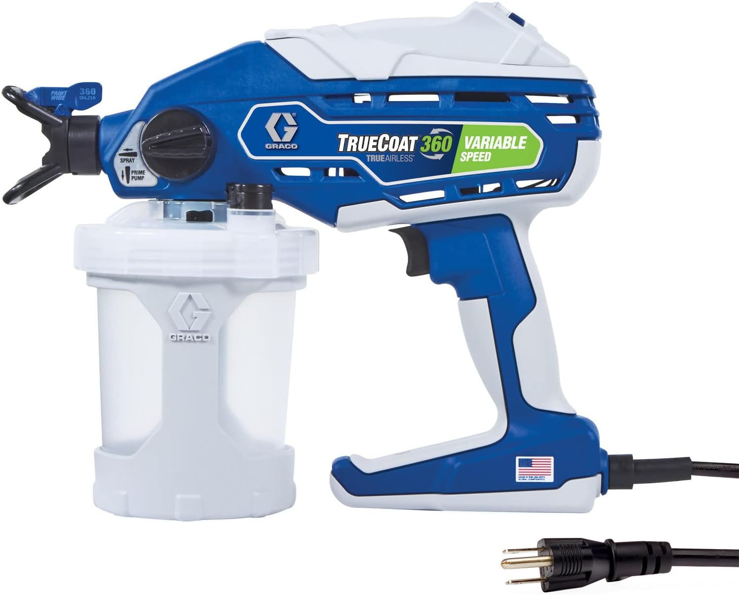 Graco Truecoat 360 Variable Speed Paint Sprayer for Effortless Painting