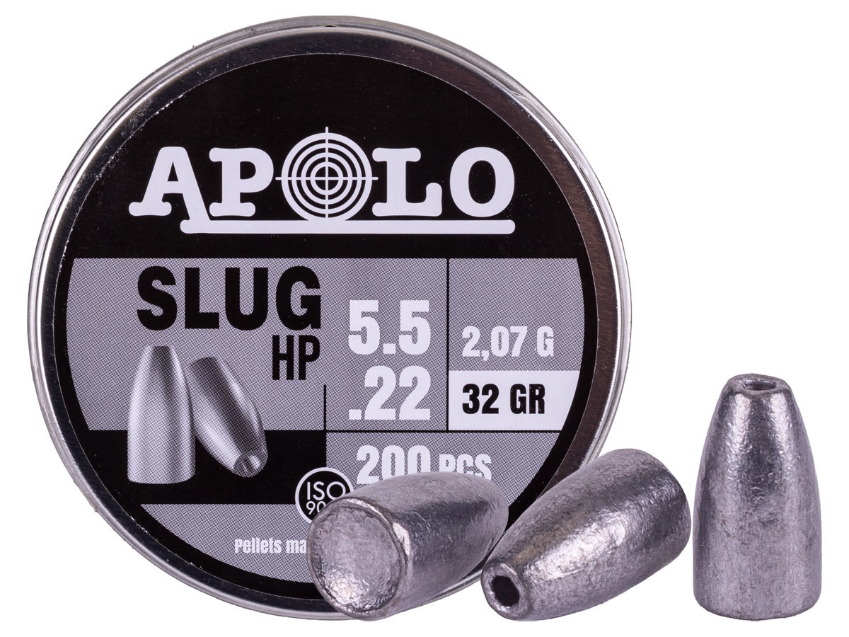 (NEW) Apolo Slug HP .22 Cal, 32gr, 200ct