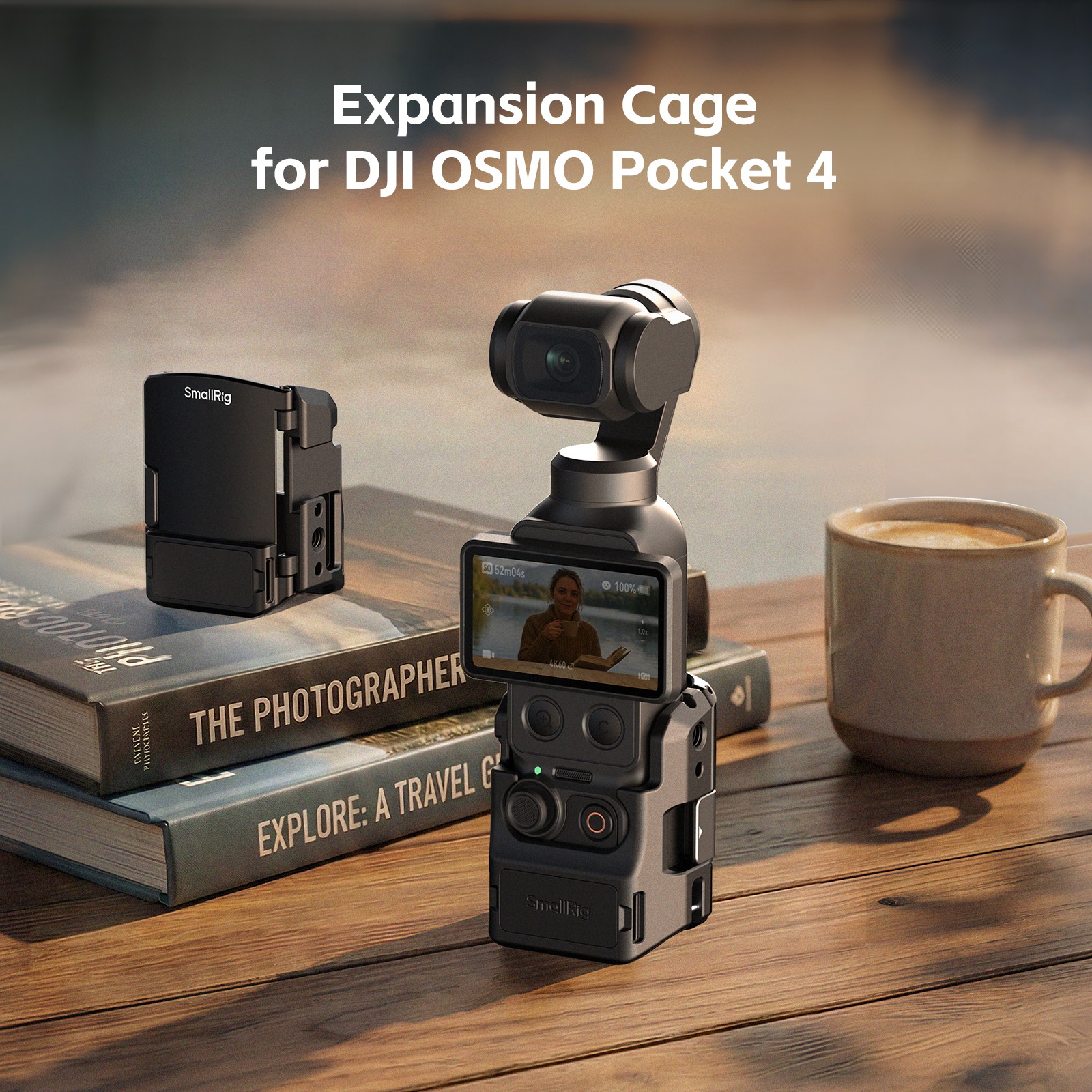 SmallRig Cage for DJI Osmo Pocket 4P / 4 / 3 and Xtra Muse (Basic Edition) 6002