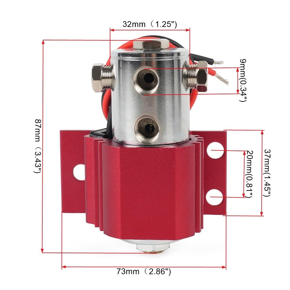 muge racing Front Brake Line Lock Kit Launch Control for Red