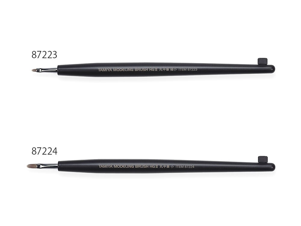Tamiya Modeling Brush HG II Rounded Flat Brush Craft Tool Model Figure Paint