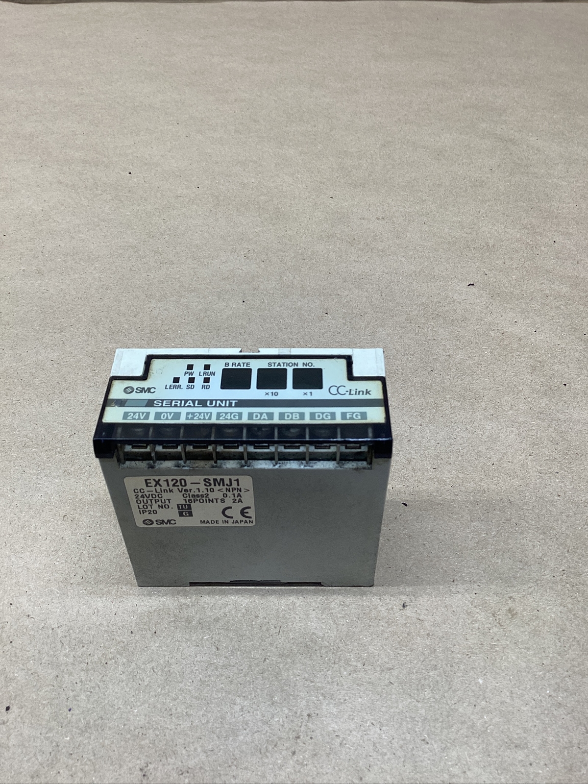 Smc EX120-SMJ1 Serial Interface Unit 24v-dc #729K69