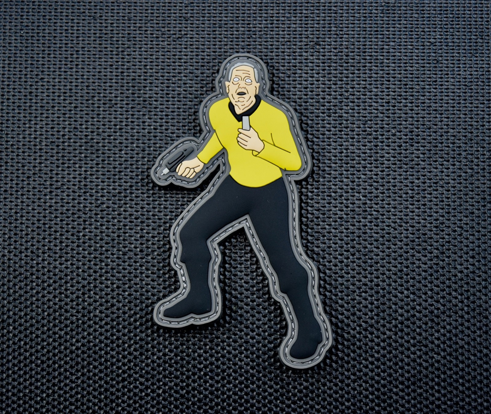 General Mattis Space Force Star Trek Parody 3D PVC Rubber Patch Trump MAGA