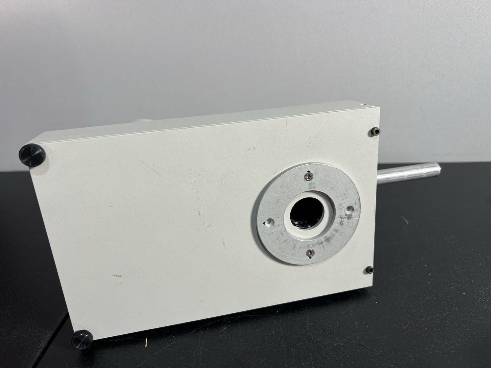 Ludl LEP Microscope Dual Filter Wheel Shutter Assembly Serial #097449